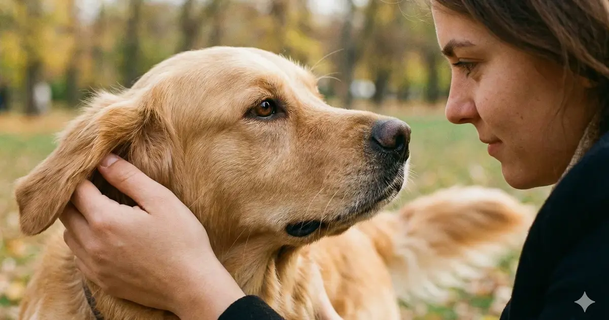 In the moment eyes meet, the love hormone is released in both human and dog