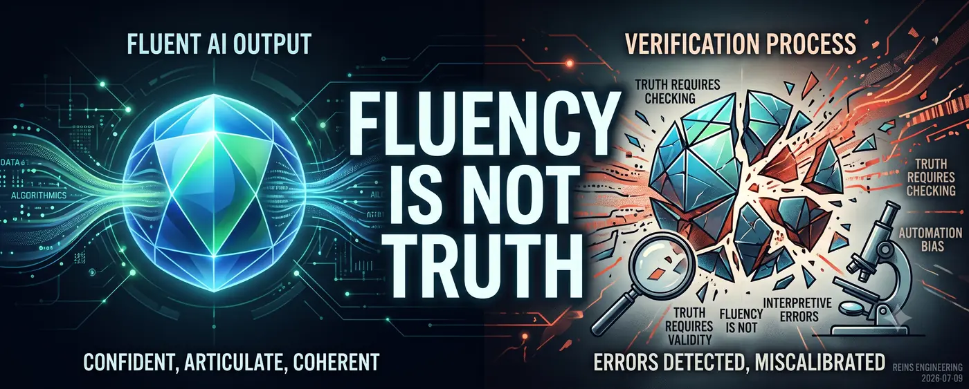 Fluency Is Not Truth