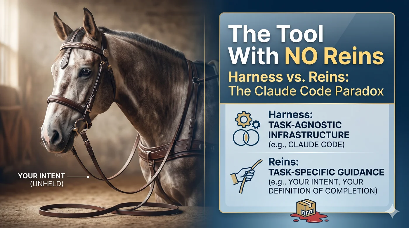 The Tool That Gave Us the Reins Had No Reins of Its Own — The Boundary Between Harness and Reins