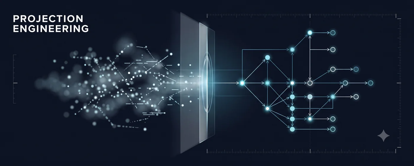 Projection Engineering: AI Has Arithmetic but No Metrology